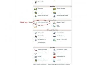 Crear Base de datos desde Cpanel