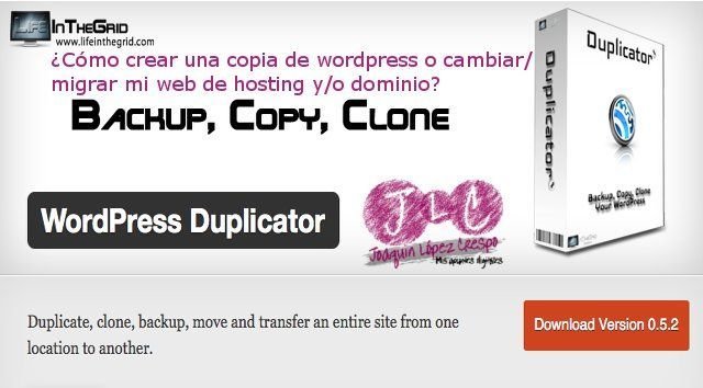 Cómo crear una copia y clonar wordpress o cambiar imigrar mi web de hosting o dominio