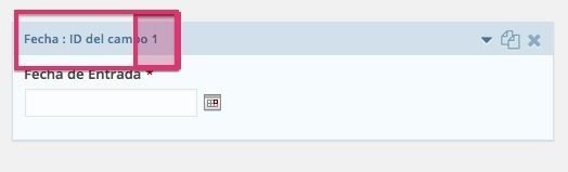 id del campo fecha de entrada o inicial del plugin gravity forms para calcular el numero de días o noches entre dos fechas